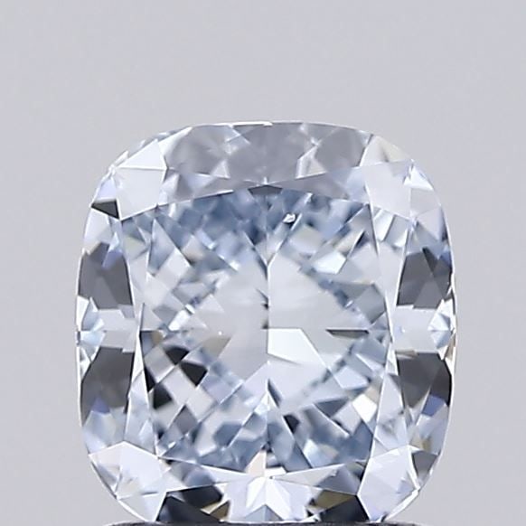 Loose Diamond - CUSHION MODIFIED 1.0ct Fancy Light Blue VS1: Loose Diamond - CUSHION MODIFIED 1.0ct Fancy Light Blue VS1 Source: This is a real non-mined Diamond that has been grown in a lab Shape: CUSHION MODIFIED Carats: 1.0 Color: Fancy Light Blue Certificat