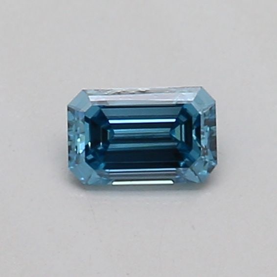 Loose Diamond - EMERALD 0.16ct Fancy Vivid Blue VS1: Loose Diamond - EMERALD 0.16ct Fancy Vivid Blue VS1 Source: This is a real non-mined Diamond that has been grown in a lab Shape: EMERALD Carats: 0.16 Color: Fancy Vivid Blue Certification: IGI The Dia