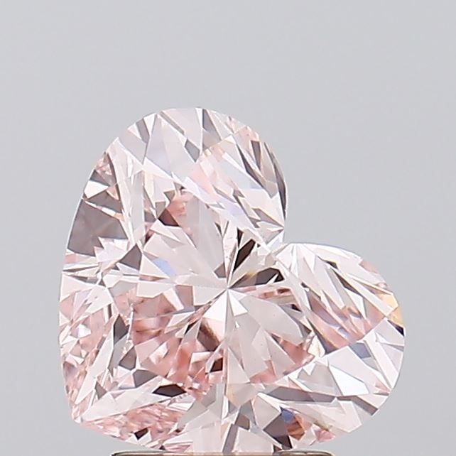 Loose Diamond - HEART 2.8ct Fancy Pink VS1: Loose Diamond - HEART 2.8ct Fancy Pink VS1 Source: This is a real non-mined Diamond that has been grown in a lab Shape: HEART Carats: 2.8 Color: Fancy Pink Certification: IGI Video:
