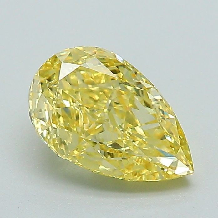 Loose Diamond - PEAR 1.11ct Fancy Vivid Yellow VS1: Loose Diamond - PEAR 1.11ct Fancy Vivid Yellow VS1 Source: This is a real non-mined Diamond that has been grown in a lab Shape: PEAR Carats: 1.11 Color: Fancy Vivid Yellow Certification: IGI Video: