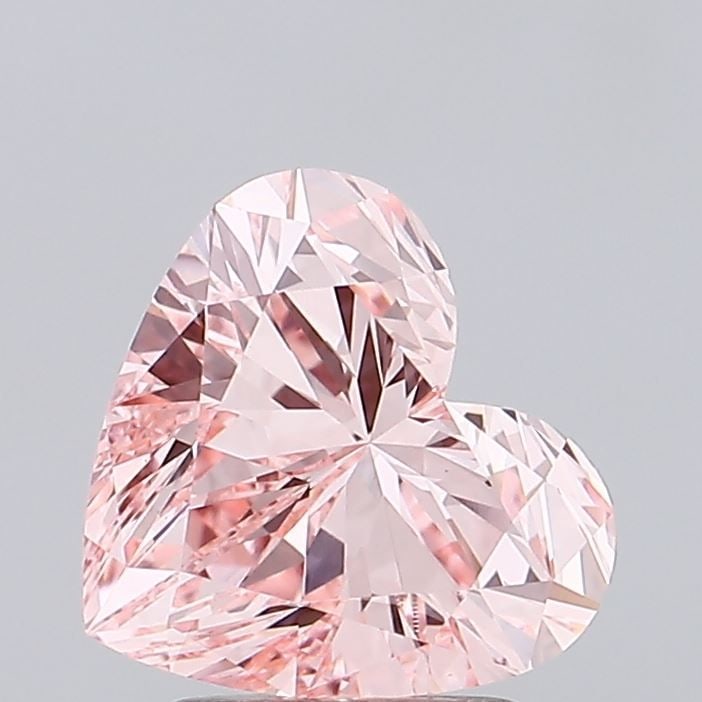 Loose Diamond - HEART 2.66ct Fancy Intense Pink VS1: Loose Diamond - HEART 2.66ct Fancy Intense Pink VS1 Source: This is a real non-mined Diamond that has been grown in a lab Shape: HEART Carats: 2.66 Color: Fancy Intense Pink Certification: IGI Video: