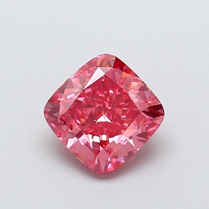 Loose Diamond - CUSHION BRILLIANT 1.77ct Fancy Vivid Pink VS1: Loose Diamond - CUSHION BRILLIANT 1.77ct Fancy Vivid Pink VS1 Source: This is a real non-mined Diamond that has been grown in a lab Shape: CUSHION BRILLIANT Carats: 1.77 Color: Fancy Vivid Pink Certif