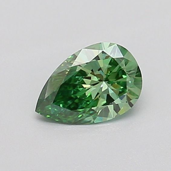 Loose Diamond - PEAR 0.36ct Fancy Vivid Green VS1: Loose Diamond - PEAR 0.36ct Fancy Vivid Green VS1 Source: This is a real non-mined Diamond that has been grown in a lab Shape: PEAR Carats: 0.36 Color: Fancy Vivid Green Certification: IGI Video: