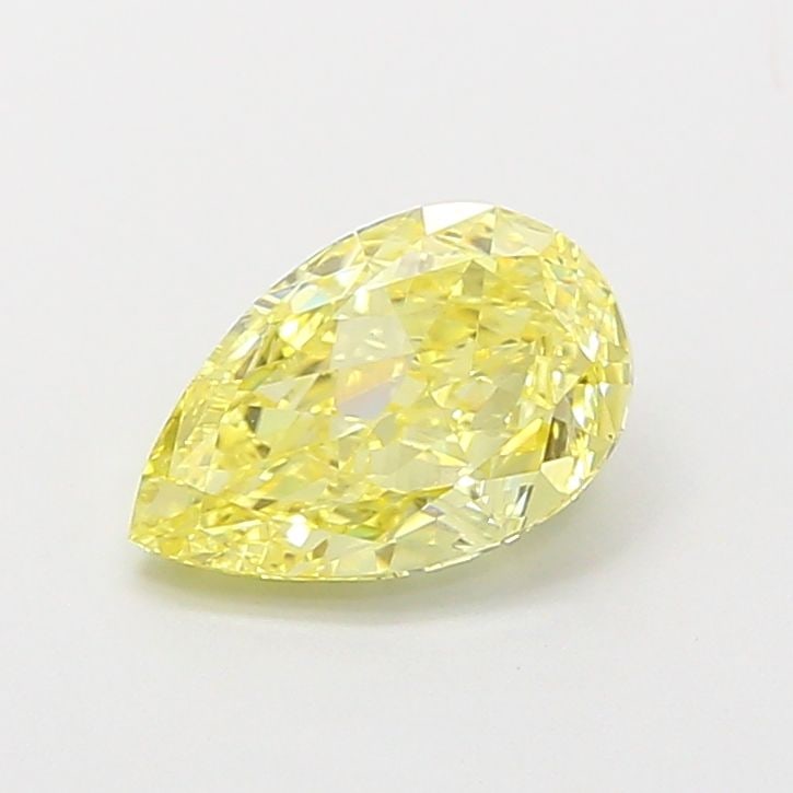 Loose Diamond - PEAR 1.53ct Fancy Intense Yellow VVS2: Loose Diamond - PEAR 1.53ct Fancy Intense Yellow VVS2 Source: This is a real non-mined Diamond that has been grown in a lab Shape: PEAR Carats: 1.53 Color: Fancy Intense Yellow Certification: IGI The 