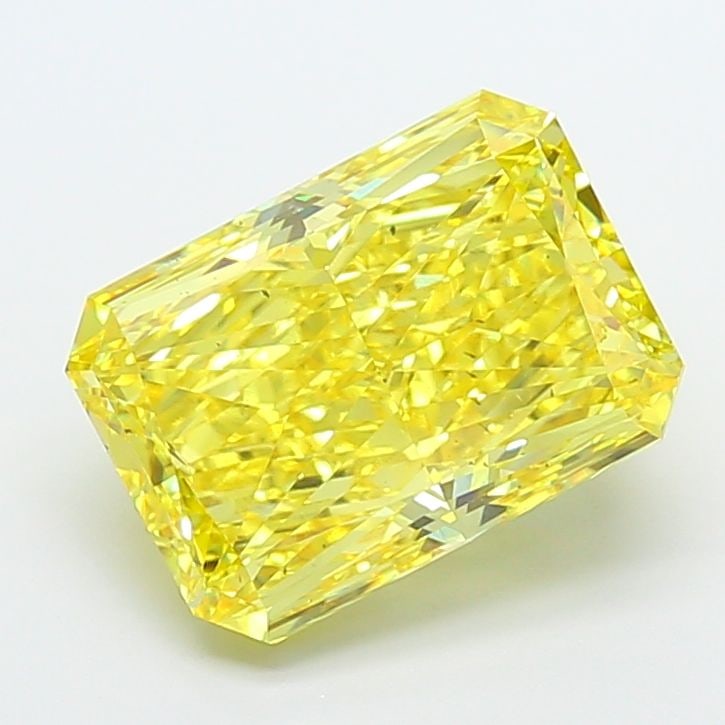 Loose Diamond - RADIANT 7.08ct Fancy Vivid Yellow VS2: Loose Diamond - RADIANT 7.08ct Fancy Vivid Yellow VS2 Source: This is a real non-mined Diamond that has been grown in a lab Shape: RADIANT Carats: 7.08 Color: Fancy Vivid Yellow Certification: IGI The