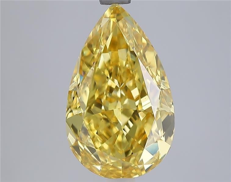 Loose Diamond - PEAR 4.06ct Fancy Vivid Yellow VVS2: Loose Diamond - PEAR 4.06ct Fancy Vivid Yellow VVS2 Source: This is a real non-mined Diamond that has been grown in a lab Shape: PEAR Carats: 4.06 Color: Fancy Vivid Yellow Certification: IGI Video:
