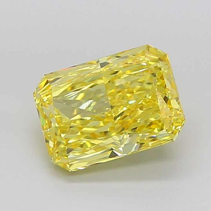 Loose Diamond - RADIANT 2.35ct Fancy Vivid Yellow VVS1: Loose Diamond - RADIANT 2.35ct Fancy Vivid Yellow VVS1 Source: This is a real non-mined Diamond that has been grown in a lab Shape: RADIANT Carats: 2.35 Color: Fancy Vivid Yellow Certification: IGI Vi