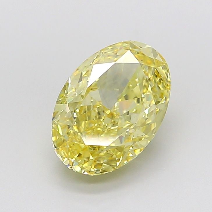 Loose Diamond - OVAL 3.1ct Fancy Intense Yellow VS1: Loose Diamond - OVAL 3.1ct Fancy Intense Yellow VS1 Source: This is a real non-mined Diamond that has been grown in a lab Shape: OVAL Carats: 3.1 Color: Fancy Intense Yellow Certification: IGI Video: