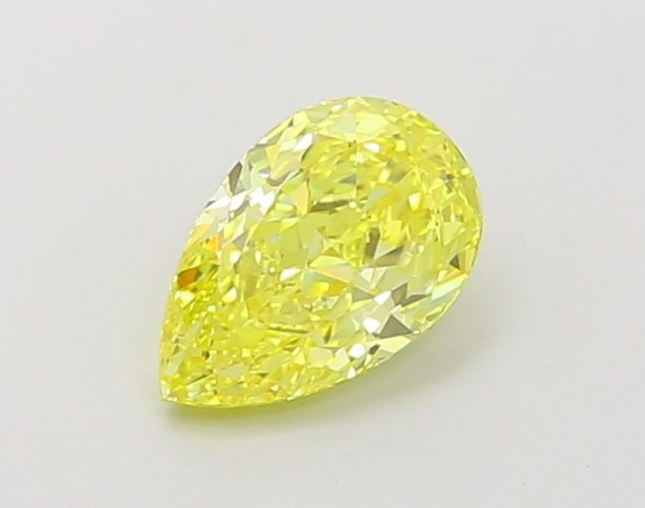 Loose Diamond - PEAR 1.12ct Fancy Vivid Yellow VS1: Loose Diamond - PEAR 1.12ct Fancy Vivid Yellow VS1 Source: This is a real non-mined Diamond that has been grown in a lab Shape: PEAR Carats: 1.12 Color: Fancy Vivid Yellow Certification: IGI Video: