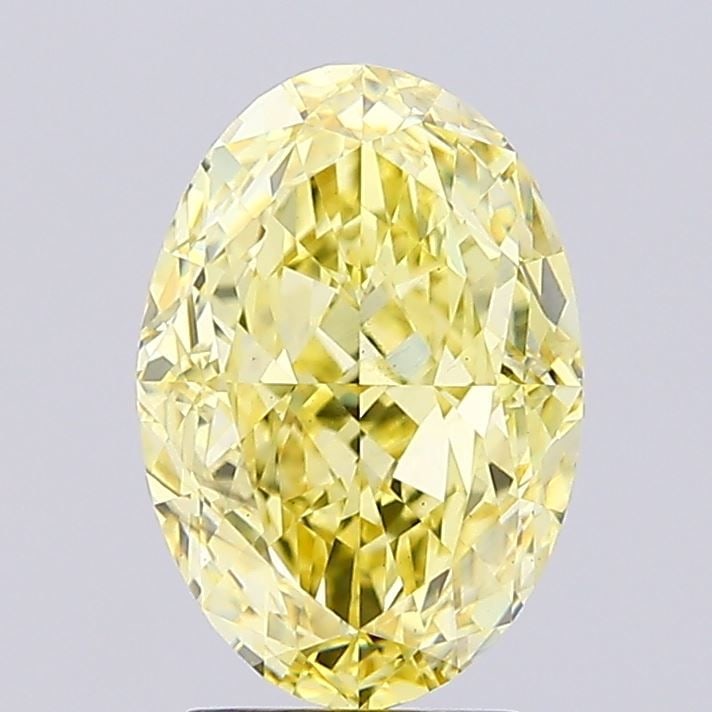 Loose Diamond - OVAL 4.05ct Fancy Intense Yellow VS2: Loose Diamond - OVAL 4.05ct Fancy Intense Yellow VS2 Source: This is a real non-mined Diamond that has been grown in a lab Shape: OVAL Carats: 4.05 Color: Fancy Intense Yellow Certification: IGI Video