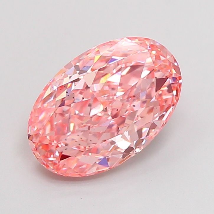 Loose Diamond - OVAL 2.88ct Fancy Vivid Pink VS2: Loose Diamond - OVAL 2.88ct Fancy Vivid Pink VS2 Source: This is a real non-mined Diamond that has been grown in a lab Shape: OVAL Carats: 2.88 Color: Fancy Vivid Pink Certification: IGI Video: