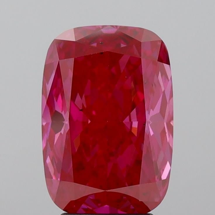 Loose Diamond - CUSHION BRILLIANT 3.11ct Fancy Vivid Pink VS2: Loose Diamond - CUSHION BRILLIANT 3.11ct Fancy Vivid Pink VS2 Source: This is a real non-mined Diamond that has been grown in a lab Shape: CUSHION BRILLIANT Carats: 3.11 Color: Fancy Vivid Pink Certif