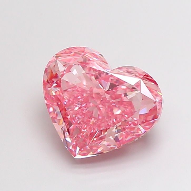 Loose Diamond - HEART 8.08ct Fancy Vivid Pink VS1: Loose Diamond - HEART 8.08ct Fancy Vivid Pink VS1 Source: This is a real non-mined Diamond that has been grown in a lab Shape: HEART Carats: 8.08 Color: Fancy Vivid Pink Certification: IGI Video: