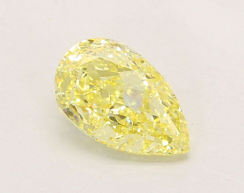 Loose Diamond - PEAR 2.14ct Fancy Intense Yellow VVS2: Loose Diamond - PEAR 2.14ct Fancy Intense Yellow VVS2 Source: This is a real non-mined Diamond that has been grown in a lab Shape: PEAR Carats: 2.14 Color: Fancy Intense Yellow Certification: IGI Vide