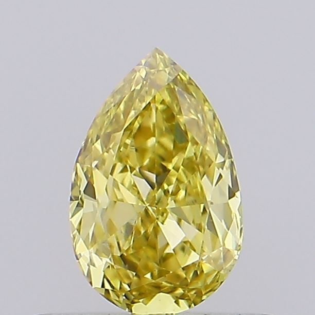Loose Diamond - PEAR 0.48ct Fancy Vivid Yellow VS1: Loose Diamond - PEAR 0.48ct Fancy Vivid Yellow VS1 Source: This is a real non-mined Diamond that has been grown in a lab Shape: PEAR Carats: 0.48 Color: Fancy Vivid Yellow Certification: NONE Video: