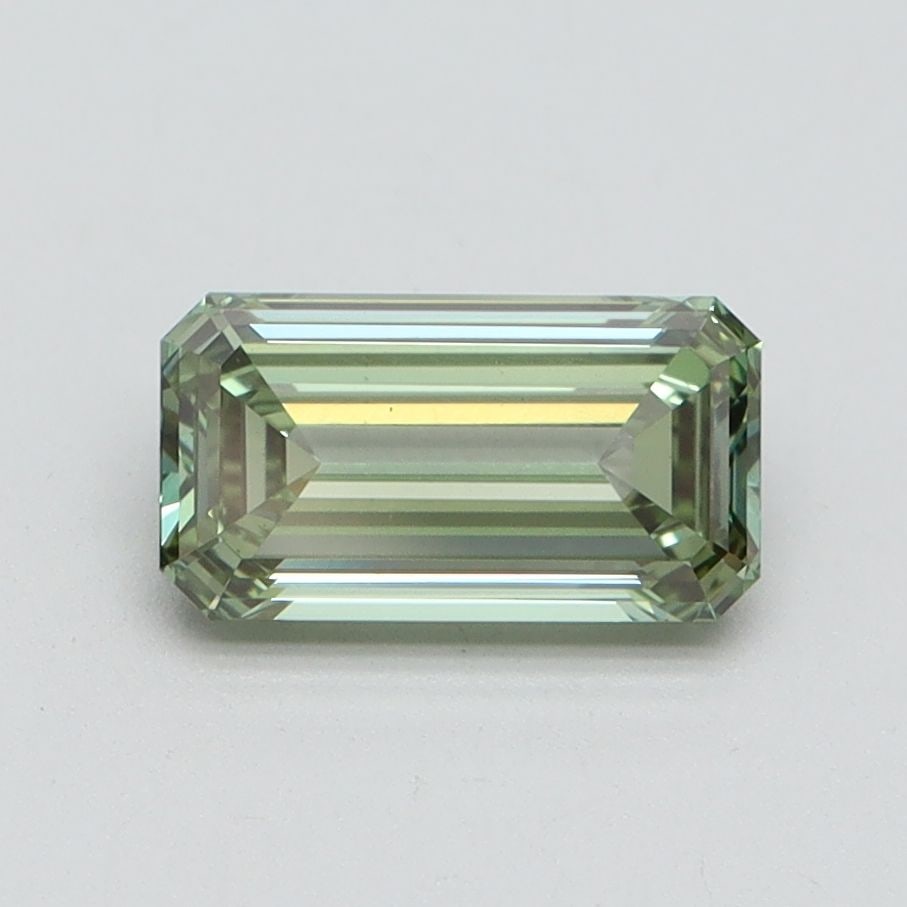 Loose Diamond - EMERALD 1.02ct Fancy Intense Green VS1: Loose Diamond - EMERALD 1.02ct Fancy Intense Green VS1 Source: This is a real non-mined Diamond that has been grown in a lab Shape: EMERALD Carats: 1.02 Color: Fancy Intense Green Certification: IGI V