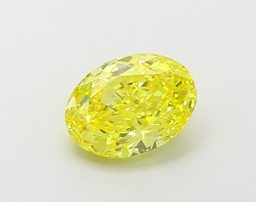 Loose Diamond - OVAL 1.51ct Fancy Vivid Yellow IF: Loose Diamond - OVAL 1.51ct Fancy Vivid Yellow IF Source: This is a real non-mined Diamond that has been grown in a lab Shape: OVAL Carats: 1.51 Color: Fancy Vivid Yellow Certification: IGI Video: