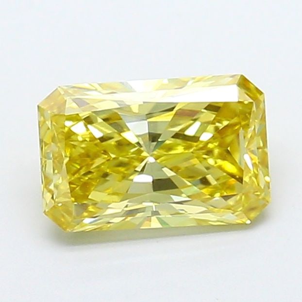 Loose Diamond - RADIANT 1.13ct Fancy Vivid Yellow VVS2: Loose Diamond - RADIANT 1.13ct Fancy Vivid Yellow VVS2 Source: This is a real non-mined Diamond that has been grown in a lab Shape: RADIANT Carats: 1.13 Color: Fancy Vivid Yellow Certification: NONE V