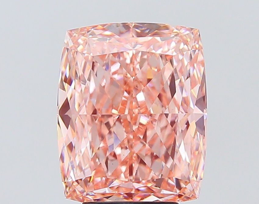 Loose Diamond - CUSHION MODIFIED 5.03ct Fancy Intense Pink VS1: Loose Diamond - CUSHION MODIFIED 5.03ct Fancy Intense Pink VS1 Source: This is a real non-mined Diamond that has been grown in a lab Shape: CUSHION MODIFIED Carats: 5.03 Color: Fancy Intense Pink Cert