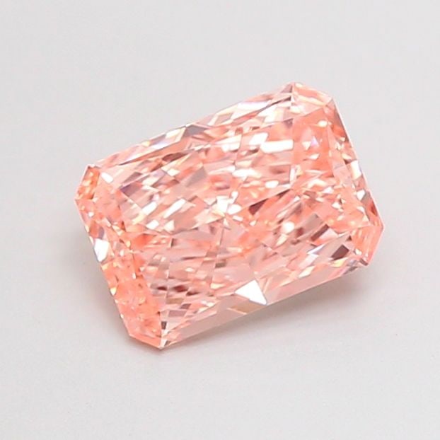Loose Diamond - RADIANT 1.08ct Fancy Vivid Pinkish Orange VS1: Loose Diamond - RADIANT 1.08ct Fancy Vivid Pinkish Orange VS1 Source: This is a real non-mined Diamond that has been grown in a lab Shape: RADIANT Carats: 1.08 Color: Fancy Vivid Pinkish Orange Certif