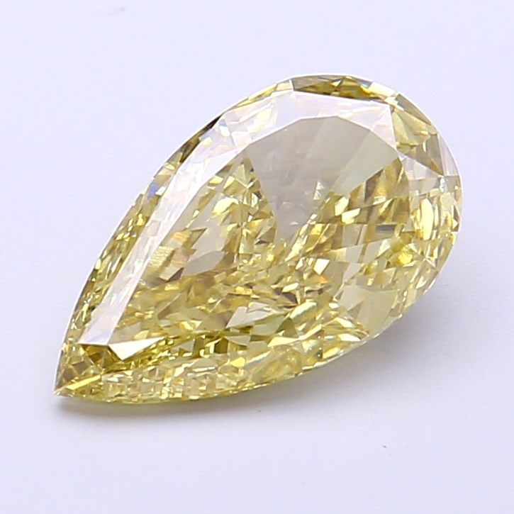 Loose Diamond - PEAR 2.0ct Fancy Vivid Yellow VS1: Loose Diamond - PEAR 2.0ct Fancy Vivid Yellow VS1 Source: This is a real non-mined Diamond that has been grown in a lab Shape: PEAR Carats: 2.0 Color: Fancy Vivid Yellow Certification: NONE Video: