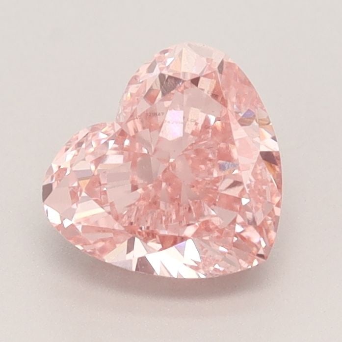 Loose Diamond - HEART 1.53ct Fancy Vivid Pink VS2: Loose Diamond - HEART 1.53ct Fancy Vivid Pink VS2 Source: This is a real non-mined Diamond that has been grown in a lab Shape: HEART Carats: 1.53 Color: Fancy Vivid Pink Certification: IGI Video:
