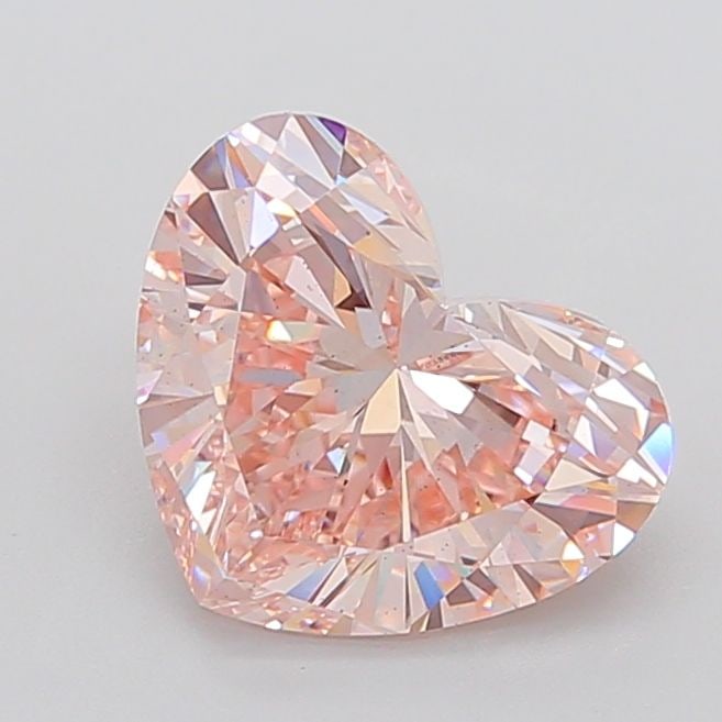 Loose Diamond - HEART 4.03ct Fancy Pink VS2: Loose Diamond - HEART 4.03ct Fancy Pink VS2 Source: This is a real non-mined Diamond that has been grown in a lab Shape: HEART Carats: 4.03 Color: Fancy Pink Certification: IGI The Diamond Depot Guara