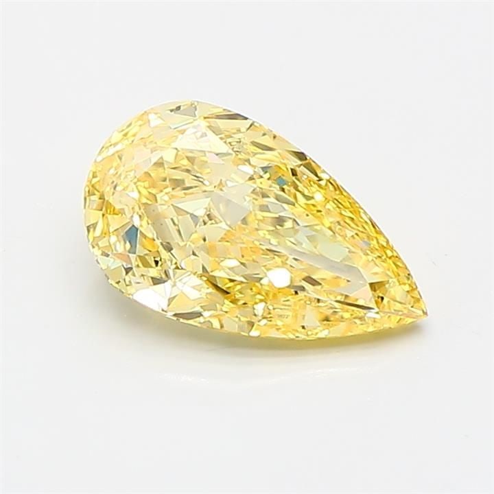 Loose Diamond - PEAR 1.05ct Fancy Vivid Yellow VS1: Loose Diamond - PEAR 1.05ct Fancy Vivid Yellow VS1 Source: This is a real non-mined Diamond that has been grown in a lab Shape: PEAR Carats: 1.05 Color: Fancy Vivid Yellow Certification: IGI Video: