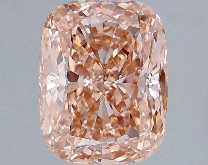 Loose Diamond - CUSHION MODIFIED 2.09ct Fancy Intense Brownish Pink VS1: Loose Diamond - CUSHION MODIFIED 2.09ct Fancy Intense Brownish Pink VS1 Source: This is a real non-mined Diamond that has been grown in a lab Shape: CUSHION MODIFIED Carats: 2.09 Color: Fancy Intense 