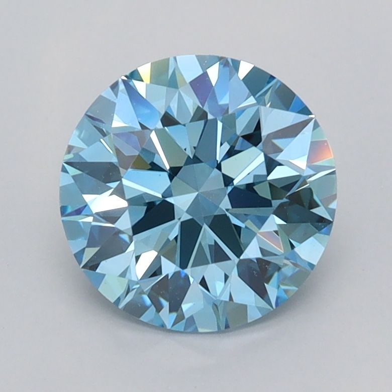 Ideal Loose Diamond - ROUND 1.55ct Fancy Vivid Blue VVS1: Ideal Loose Diamond - ROUND 1.55ct Fancy Vivid Blue VVS1 Source: This is a real non-mined Diamond that has been grown in a lab Shape: ROUND Carats: 1.55 Color: Fancy Vivid Blue Certification: IGI Vide