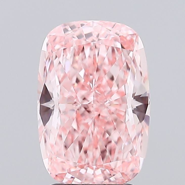 Loose Diamond - CUSHION MODIFIED 3.04ct Fancy Vivid Pink VVS2: Loose Diamond - CUSHION MODIFIED 3.04ct Fancy Vivid Pink VVS2 Source: This is a real non-mined Diamond that has been grown in a lab Shape: CUSHION MODIFIED Carats: 3.04 Color: Fancy Vivid Pink Certifi