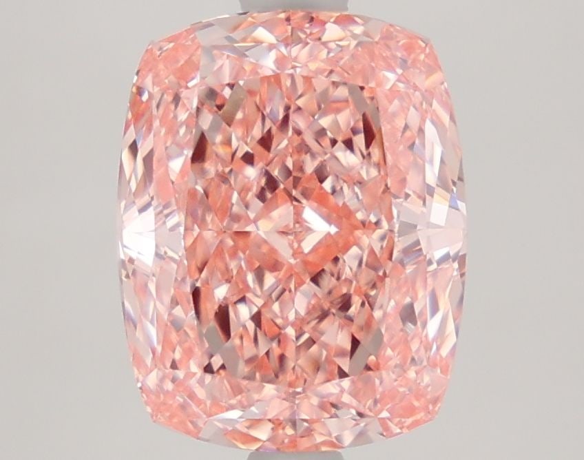 Loose Diamond - CUSHION MODIFIED 3.45ct Fancy Vivid Pink VS1: Loose Diamond - CUSHION MODIFIED 3.45ct Fancy Vivid Pink VS1 Source: This is a real non-mined Diamond that has been grown in a lab Shape: CUSHION MODIFIED Carats: 3.45 Color: Fancy Vivid Pink Certific