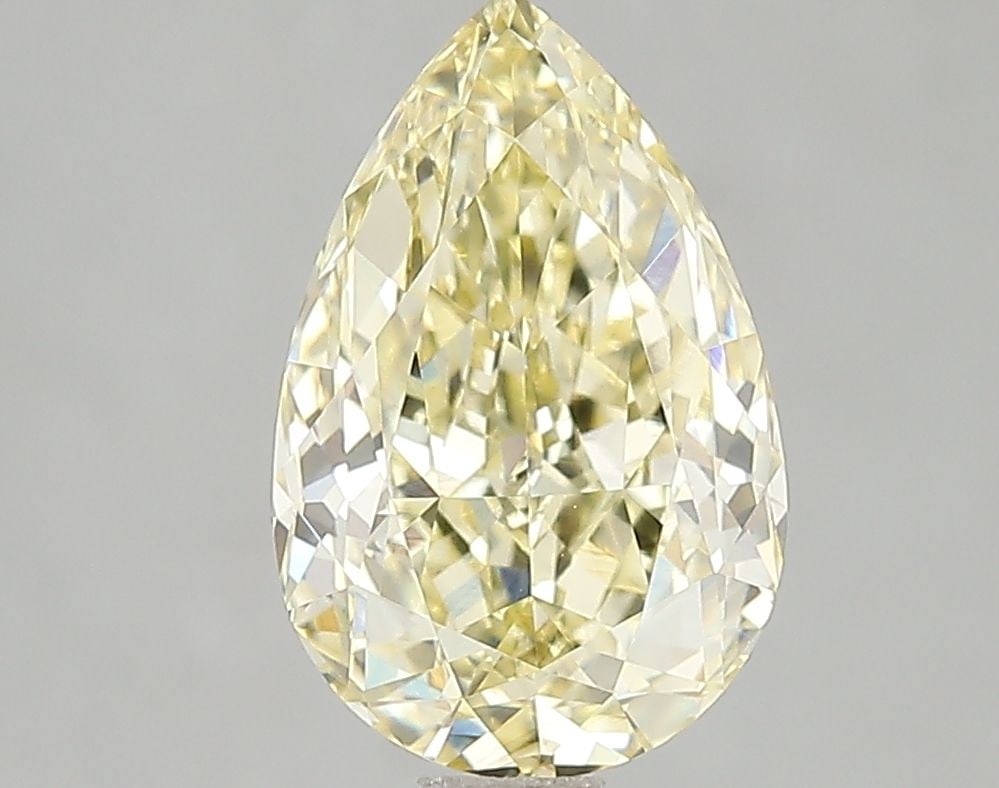 Loose Diamond - PEAR 2.61ct Fancy Intense Yellow VVS2: Loose Diamond - PEAR 2.61ct Fancy Intense Yellow VVS2 Source: This is a real non-mined Diamond that has been grown in a lab Shape: PEAR Carats: 2.61 Color: Fancy Intense Yellow Certification: IGI Vide