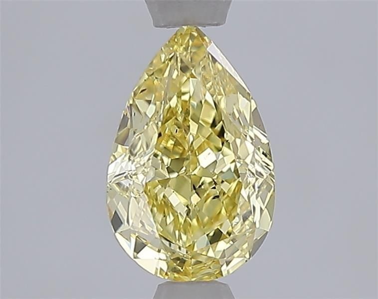 Loose Diamond - PEAR 1.07ct Fancy Intense Yellow VS2: Loose Diamond - PEAR 1.07ct Fancy Intense Yellow VS2 Source: This is a real non-mined Diamond that has been grown in a lab Shape: PEAR Carats: 1.07 Color: Fancy Intense Yellow Certification: IGI Video