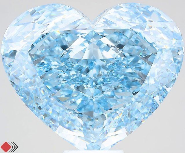 Loose Diamond - HEART 19.1ct Fancy Vivid Blue VS1: Loose Diamond - HEART 19.1ct Fancy Vivid Blue VS1 Source: This is a real non-mined Diamond that has been grown in a lab Shape: HEART Carats: 19.1 Color: Fancy Vivid Blue Certification: IGI Video: