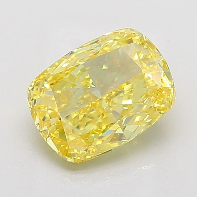 Loose Diamond - CUSHION MODIFIED 3.53ct Fancy Vivid Yellow VS1: Loose Diamond - CUSHION MODIFIED 3.53ct Fancy Vivid Yellow VS1 Source: This is a real non-mined Diamond that has been grown in a lab Shape: CUSHION MODIFIED Carats: 3.53 Color: Fancy Vivid Yellow Cert