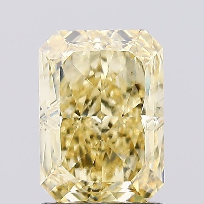 Loose Diamond - RADIANT 1.56ct Fancy Intense Yellow VS2: Loose Diamond - RADIANT 1.56ct Fancy Intense Yellow VS2 Source: This is a real non-mined Diamond that has been grown in a lab Shape: RADIANT Carats: 1.56 Color: Fancy Intense Yellow Certification: IGI