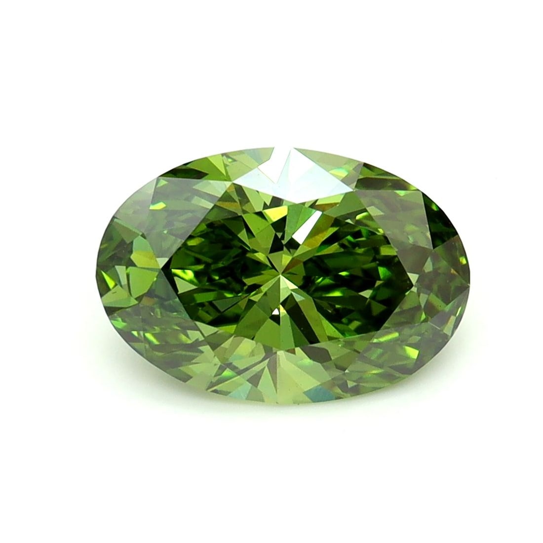 Loose Diamond - OVAL 2.01ct Fancy Vivid Green VS1 (1 of 1)