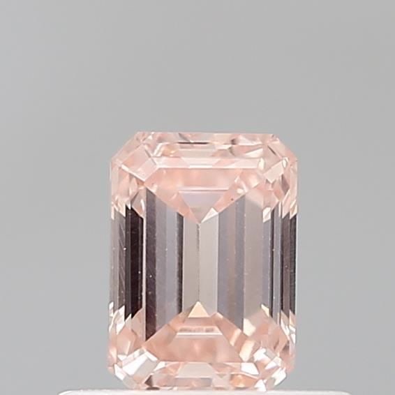 Loose Diamond - EMERALD 0.56ct Fancy Intense Orangey Pink VS1 (1 of 1)