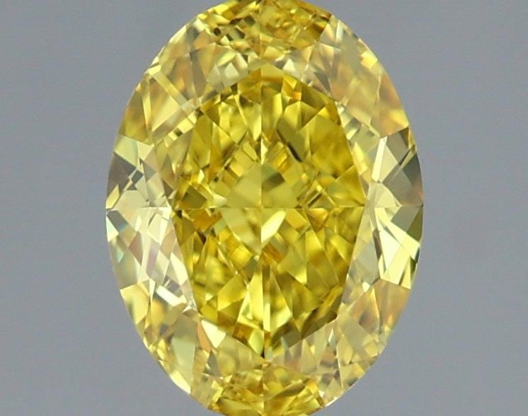 Loose Diamond - OVAL 1.69ct Fancy Vivid Yellow VVS2: Loose Diamond - OVAL 1.69ct Fancy Vivid Yellow VVS2 Source: This is a real non-mined Diamond that has been grown in a lab Shape: OVAL Carats: 1.69 Color: Fancy Vivid Yellow Certification: IGI Video: