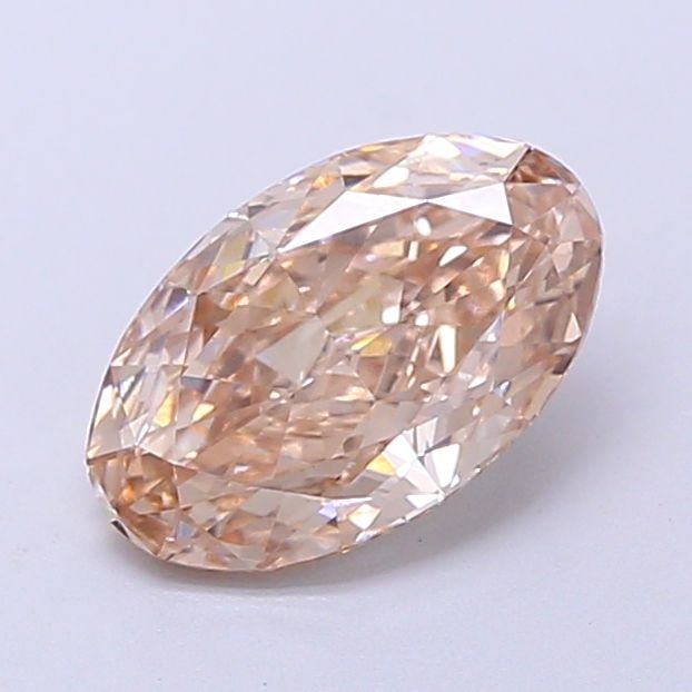 Loose Diamond - OVAL 1.35ct Fancy Light Brown VVS2: Loose Diamond - OVAL 1.35ct Fancy Light Brown VVS2 Source: This is a real non-mined Diamond that has been grown in a lab Shape: OVAL Carats: 1.35 Color: Fancy Light Brown Certification: IGI Video: