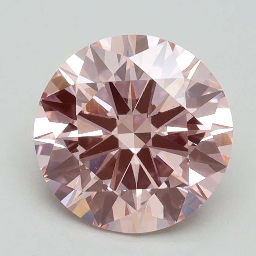 Ideal Loose Diamond - ROUND 2.4ct Fancy Intense Pink VS1: Ideal Loose Diamond - ROUND 2.4ct Fancy Intense Pink VS1 Source: This is a real non-mined Diamond that has been grown in a lab Shape: ROUND Carats: 2.4 Color: Fancy Intense Pink Certification: IGI Vid