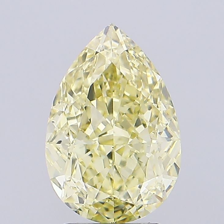 Loose Diamond - PEAR 3.64ct Fancy Yellow VS1: Loose Diamond - PEAR 3.64ct Fancy Yellow VS1 Source: This is a real non-mined Diamond that has been grown in a lab Shape: PEAR Carats: 3.64 Color: Fancy Yellow Certification: IGI Video: