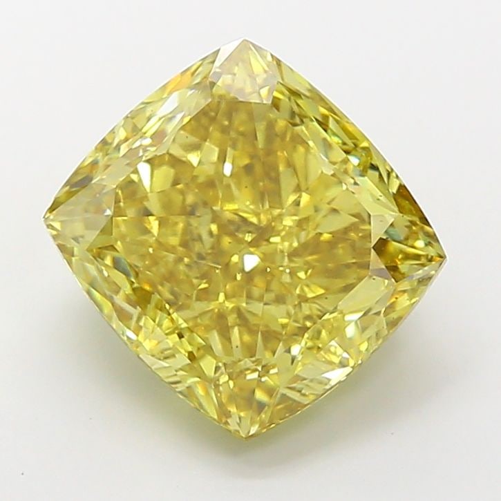 Loose Diamond - CUSHION MODIFIED 8.11ct Fancy Intense Yellow VS2: Loose Diamond - CUSHION MODIFIED 8.11ct Fancy Intense Yellow VS2 Source: This is a real non-mined Diamond that has been grown in a lab Shape: CUSHION MODIFIED Carats: 8.11 Color: Fancy Intense Yellow 