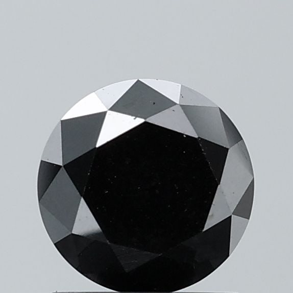 Loose Diamond - ROUND 1.19ct Fancy Black VVS2: Loose Diamond - ROUND 1.19ct Fancy Black VVS2 Source: Natural Shape: ROUND Carats: 1.19 Color: Fancy Black Certification: NONE Video: