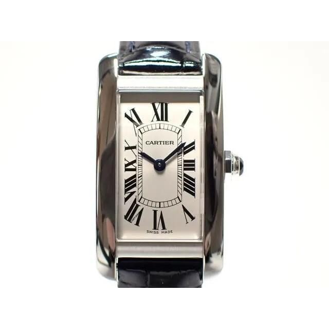 Cartier Tank Americaine SM Ladies Quartz Watch With Box (1 of 16)
