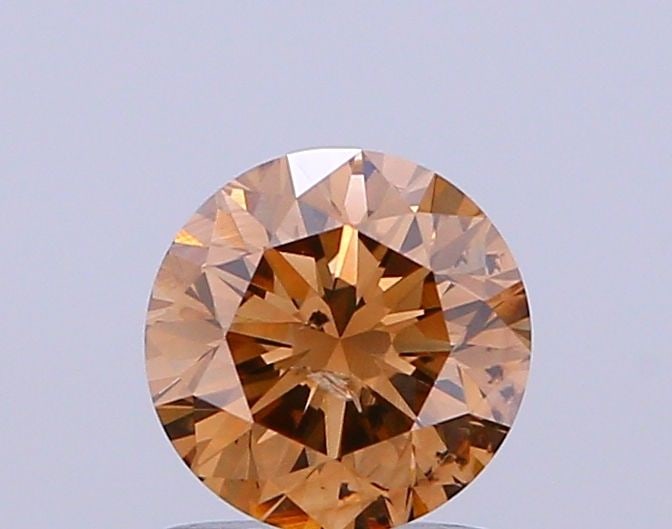 Loose Diamond - ROUND 1.0ct Fancy Brown SI2: Loose Diamond - ROUND 1.0ct Fancy Brown SI2 Source: Natural Shape: ROUND Carats: 1.0 Color: Fancy Brown Certification: NONE Video: