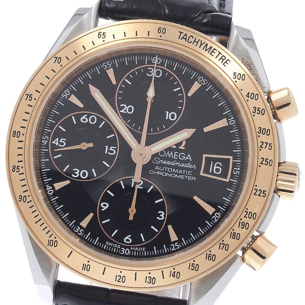 OMEGA Speedmaster Automatic Chronograph Men's Wristwatch 323.21.40.40.01.001: OMEGA Speedmaster Automatic Chronograph Men's Wristwatch 323.21.40.40.01.001 This is a pre-owned OMEGA Speedmaster Chronograph Automatic men's wristwatch, model 323.21.40.40.01.001. Manufactured in Sw