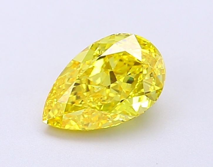 Loose Diamond - PEAR 1.02ct Fancy Vivid Yellow VS1: Loose Diamond - PEAR 1.02ct Fancy Vivid Yellow VS1 Source: This is a real non-mined Diamond that has been grown in a lab Shape: PEAR Carats: 1.02 Color: Fancy Vivid Yellow Certification: IGI Video: