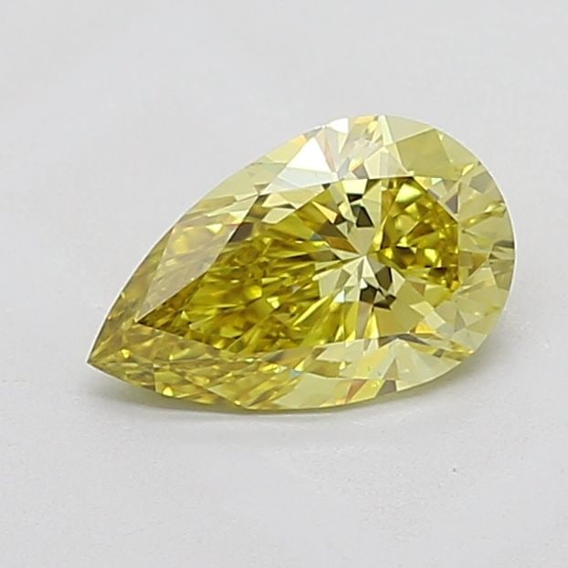 Loose Diamond - PEAR 1.3ct Fancy Intense Yellow VS1: Loose Diamond - PEAR 1.3ct Fancy Intense Yellow VS1 Source: This is a real non-mined Diamond that has been grown in a lab Shape: PEAR Carats: 1.3 Color: Fancy Intense Yellow Certification: IGI Video: